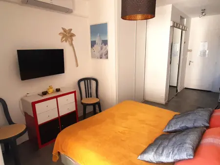 Studio climatisé avec balcon et parking au Cap d'Agde, près de la mer - Photo 6