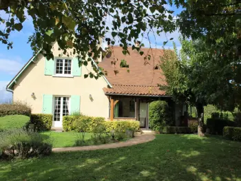 Gîte in Lamonzie Saint Martin,Maison périgourdine avec piscine chauffée, barbecue, vélos et proche de Bergerac FR-1-616-121 N°839394