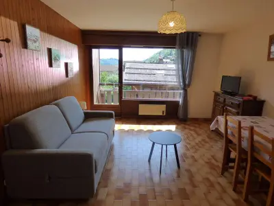 Appartement à Le Grand Bornand, Studio convivial avec cabine, balcon, proche des commodités - Le Grand-Bornand - L880053