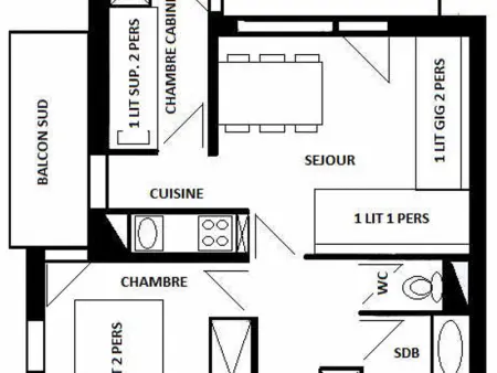 Appartement rénové pour 6 pers. avec parkings, ski à pied - La Plagne - Photo 10