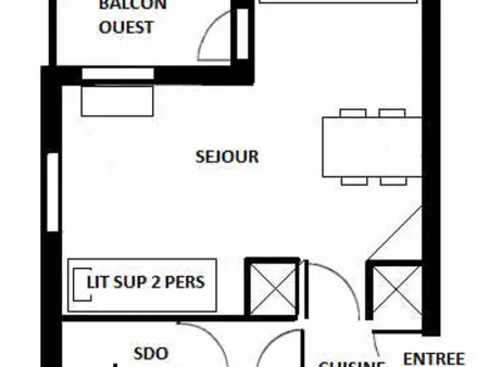 Studio rénové à Montchavin La Plagne, proche pistes et commerces, balcon, casier à skis, parking gratuit - Photo 9