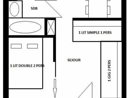 Charmant appartement rénové 4/5 pers. avec balcon, à 3 min des pistes – Montchavin Les Coches - Photo 9