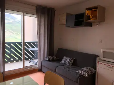 Appartement à Peyragudes, Studio cosy à Peyresourde proche pistes avec balcon - L880150