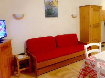 Appartement à Valloire, Studio confortable pour 4 pers, balcon, proche télésiège, parking privé, animaux acceptés - L880173