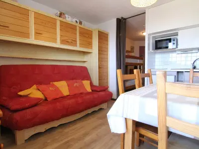 Appartement à Huez, Studio confortable pour 4 personnes à L'Alpe d'Huez avec balcon, proche commerces et pistes - L880190