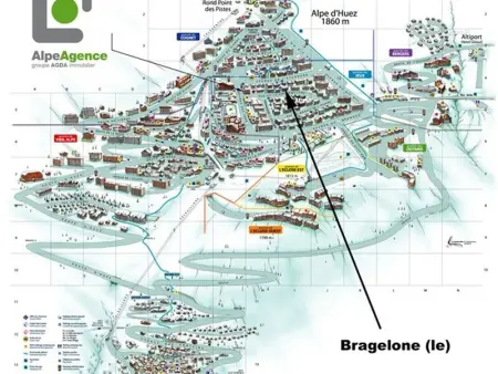 Studio cosy pour 4 pers, centre Alpe d'Huez, proche pistes, animaux OK, terrasse sud - Photo 9