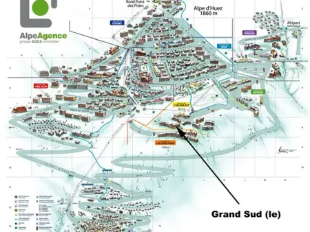 Appartement cosy 4 pers. avec balcon sud, proche commerces et remontées, L'Alpe d'Huez - Photo 9