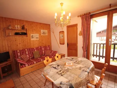 Appartement à Les Saisies, Charmant 3 pièces avec balcon, TV, lave-linge, animaux tolérés - Les Saisies - L880255