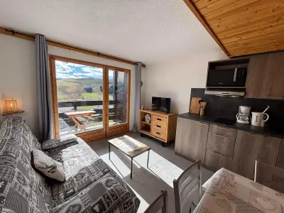 Appartement à Les Saisies, Les Saisies - Studio Cabine Équipé pour 4 avec Balcon - L966409