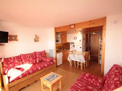 Appartement à Les Saisies, Les Saisies - Studio cabine ensoleillé pour 4 pers., animaux acceptés - L880268