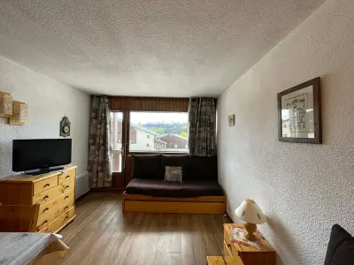 Appartement à Les Saisies, Studio confortable avec balcon, parking, animaux tolérés - L966412