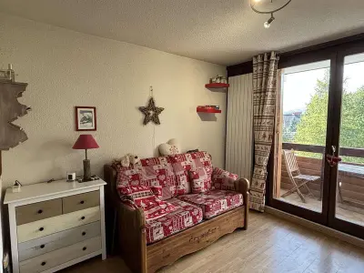 Appartement à Huez, Alpe d'Huez: 2 pièces, 4 pers, proche pistes, balcon, parking - L970261