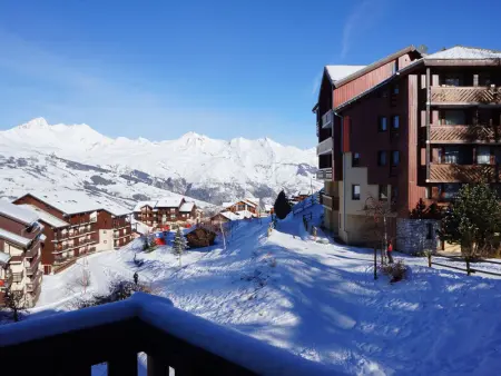 Studio 4 pers au centre de Vallandry, proche pistes, balcon et vue montagne - Photo 2