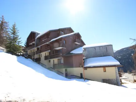 Studio 4 pers au centre de Vallandry, proche pistes, balcon et vue montagne - Photo 7