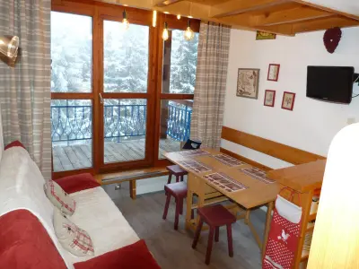 Appartement à Les Arcs 1800, Duplex 2 pièces avec balcon et WiFi à Arc 1800, proche des pistes - N°880338