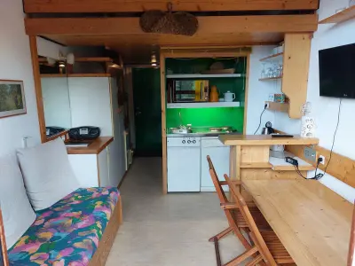 Appartement à Les Arcs 1800, Duplex pour 5 personnes proche des pistes et commerces, balcon, TV, non-fumeur - L880356