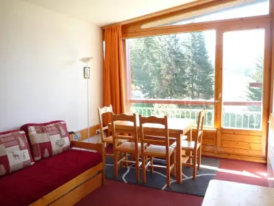 Appartement à Les Arcs 1800, Studio skis aux pieds, 5 personnes, au pied des pistes et proche commerces, Arc 1800 - L880358