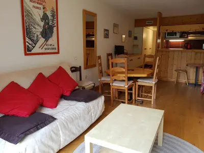 Appartement à Les Arcs 2000, Charmant 2 pièces 6 pers à Arc 2000 avec balcon et lave-linge - N°962780