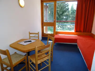 Appartement à Les Arcs 1800, Studio skis aux pieds pour 4 pers. à Arc 1800, proche commerces, animaux admis - L944132