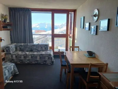 Appartement à Les Arcs 1800, Studio 3 pers. avec balcon, au pied des pistes, proche ESF et commerces à Arc 1800 - N°962368