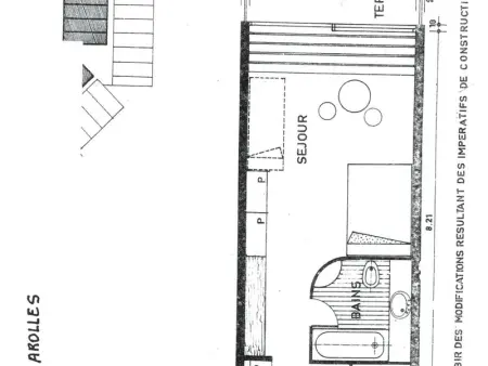Studio 4 personnes Arc 1600 à 50m des pistes, balcon, TV - Photo 15