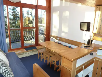 Wohnung in Les Arcs 1800, Duplex cosy 5 pers, proche pistes et commerces, balcon exposé SE, animaux admis - L880409