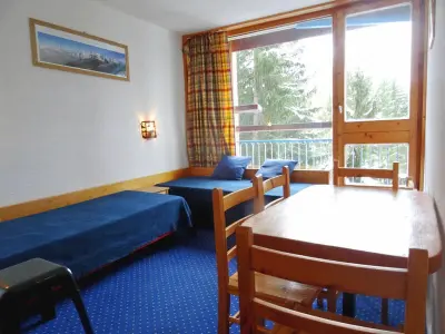 Appartement à Les Arcs 1800, Studio skis aux pieds pour 4 pers, balcon, animaux admis - L944134