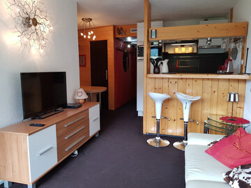 Location Wohnung in Les Arcs 2000,Appartement rénové 6 personnes à Arc 2000, balcon, télé, DVD, casier à ski FR-1-411-407 N°948710