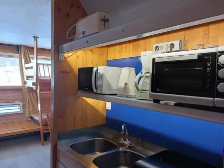 Studio cosy pour 2 à Arc 1600, ski aux pieds, proche commerces et remontées mécaniques - Photo 7