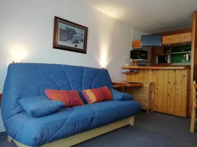 Appartement à Les Arcs 1800, Studio skis aux pieds, 5 personnes, balcon, proche commerces, Arc 1800 - L880429