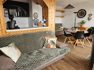 Appartement à La Toussuire, Studio cosy exposé sud avec balcon, à 2 pas des pistes et du centre, bien équipé pour 4 pers. - L967669