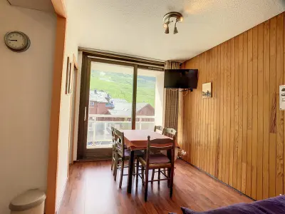 Appartement à La Toussuire, Charmant studio 4 pers. à 50m pistes, balcon, proche commerces, animaux acceptés - L967681