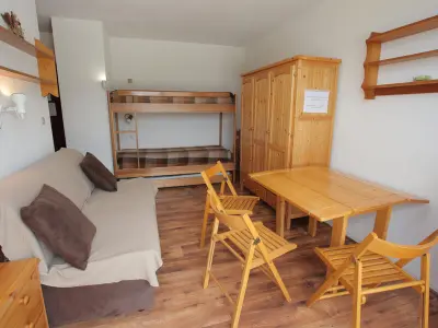 Appartement à La Toussuire, Studio fonctionnel 4 pers. au coeur de la station, balcon, face aux pistes
 - L1034135