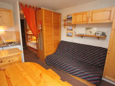 Appartement à La Toussuire, Studio cosy pour 3 avec balcon, proche télésiège et commerces - L943882