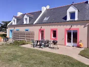 Haus in Sauzon,Maison T4 avec jardin près plage Donnant, Sauzon – Animaux ok, WiFi, parking, 7 pers. FR-1-418-19 N°830808