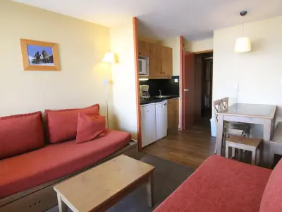 Appartement à Huez, Studio cosy 4 pers à l'Alpe d'Huez – Balcon sud, proche pistes et commerces, animaux acceptés - L880491