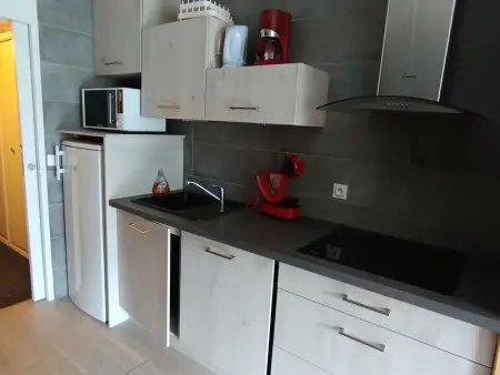 Studio exposé sud avec balcon, à 200m des pistes et commerces, animaux acceptés - Photo 3