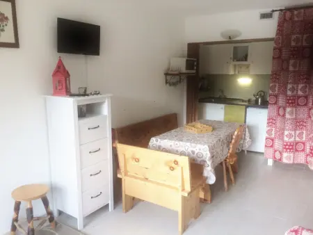 Studio cosy sur les pistes à Montgenèvre - 4 personnes, lave-linge, animaux acceptés - Photo 3