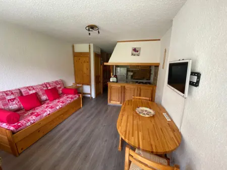 Studio avec coin montagne pour 4 pers, skis aux pieds - Photo 2