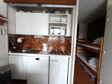 Studio skis aux pieds - 4 pers - Balcon - Animaux acceptés - Photo 3