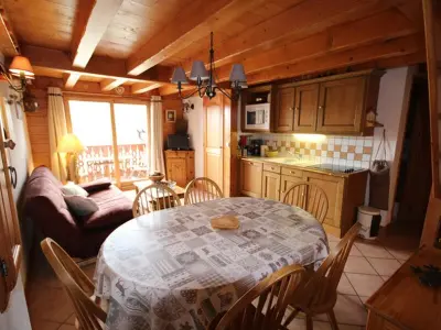 Appartement à Les Saisies, Appartement 3 pièces aux Saisies, 2 salles de bains, balcon, 6 pers, WIFI - L880595