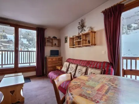 Appartement 4 personnes avec terrasse et balcon, au pied des pistes à Plagne 1800 - Photo 1