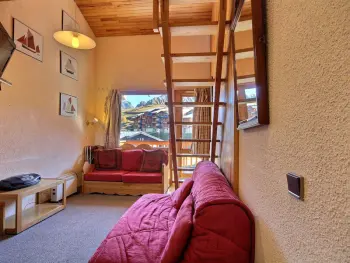 Appartamento a La Plagne,Duplex cosy 5-6 pers au pied des pistes avec TV, DVD et cuisine équipée FR-1-455-52 N°966421