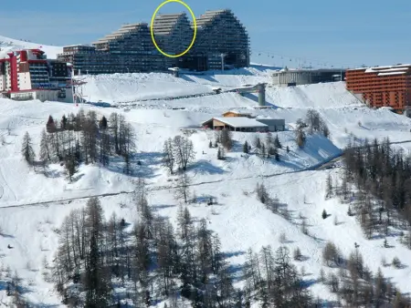 Studio cabine rénové avec balcon, vue Mont-Blanc, pour 4 pers. à Aime 2000 - Photo 7