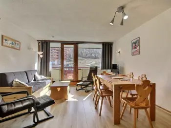 Wohnung in La Plagne, Appartement 3 pièces au pied des pistes avec balcon, animaux admis - L880632