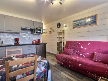 Appartement à La Plagne, Studio cabine rénové proche des pistes, balcon, 4 couchages - N°880633