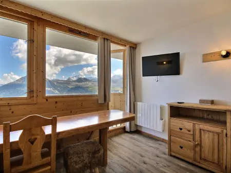 Studio cabine rénové avec balcon et TV, Appartement 4 personnes à Plagne Aime 2000 - Photo 3