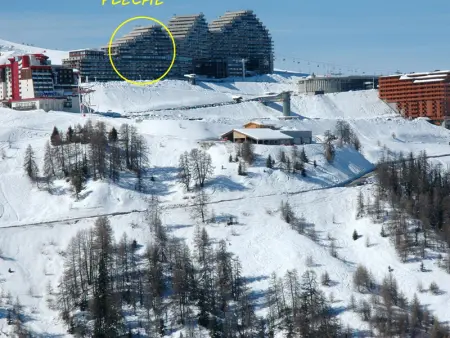 Studio cabine rénové avec balcon et TV, Appartement 4 personnes à Plagne Aime 2000 - Photo 7