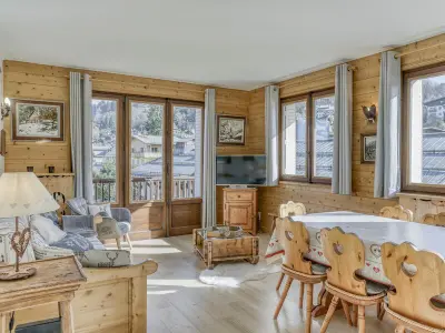 Appartement à Megève, Appartement 2 chambres confortable, balcon, ascenseur, en plein centre de Megève, animaux admis - L880685