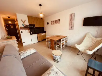 Appartement à La Clusaz, Studio moderne avec balcon et garage, proche piste verte et centre, La Clusaz - L880727